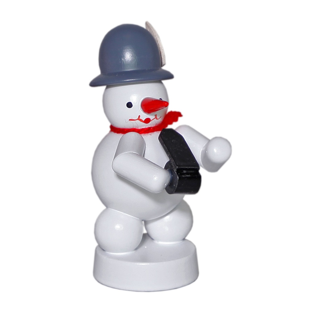 Schneemannmusikant mit Trillerpfeife