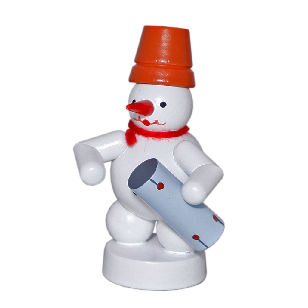 Schneemannmusikant mit Conga