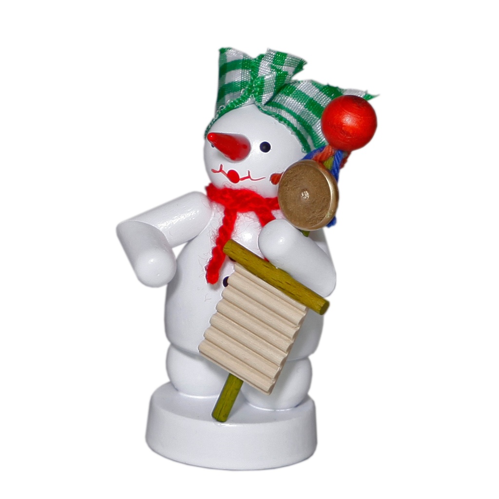 Schneemannmusikant mit Teufelsgeige