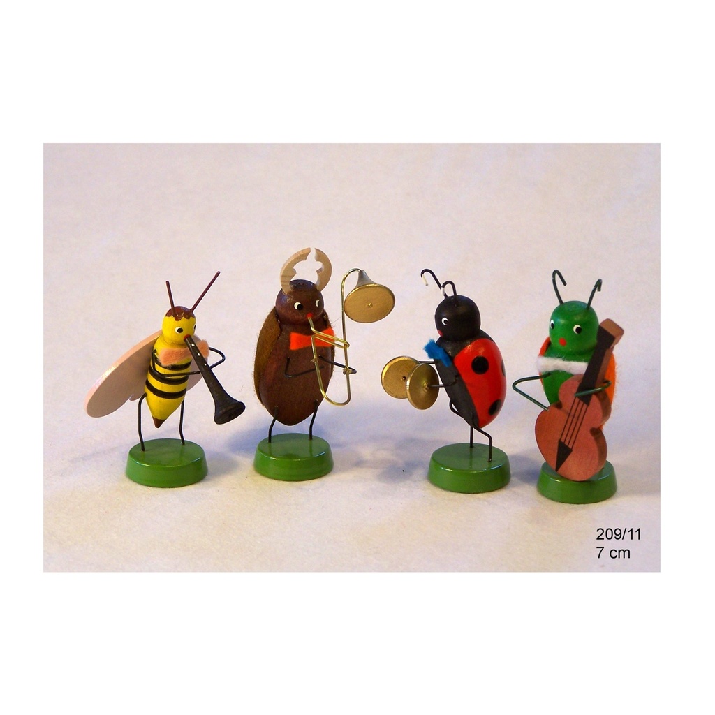 Frühlingskapelle, 4 verschiedene Käfer
