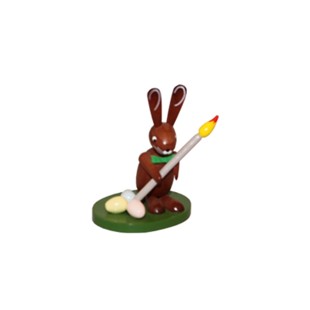Hase mit Pinsel