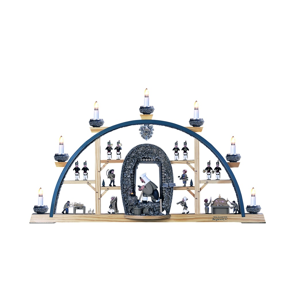 Lichterbogen Bergmann mit Fundstufe