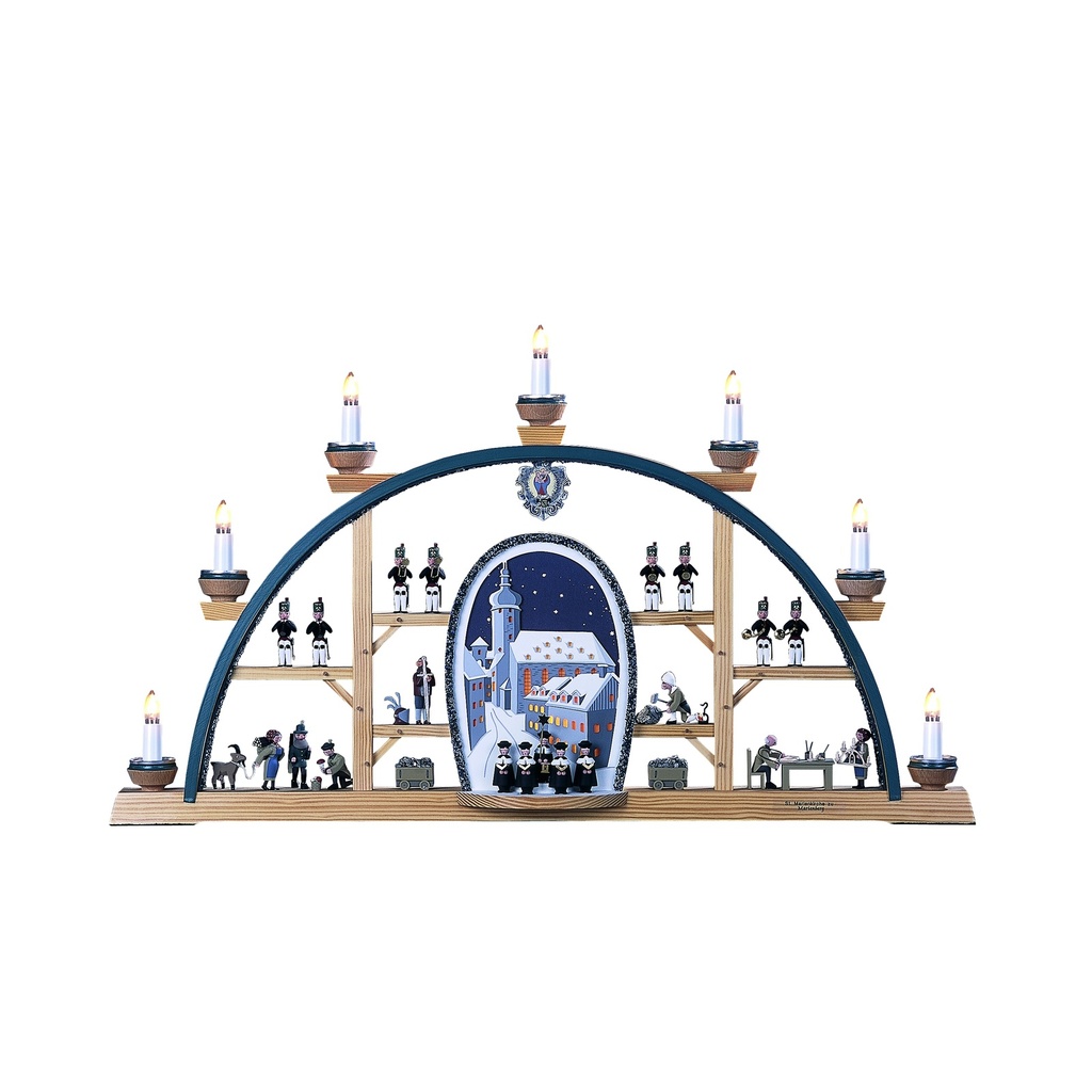 Lichterbogen Marienberg – St. Marien mit Kurrende