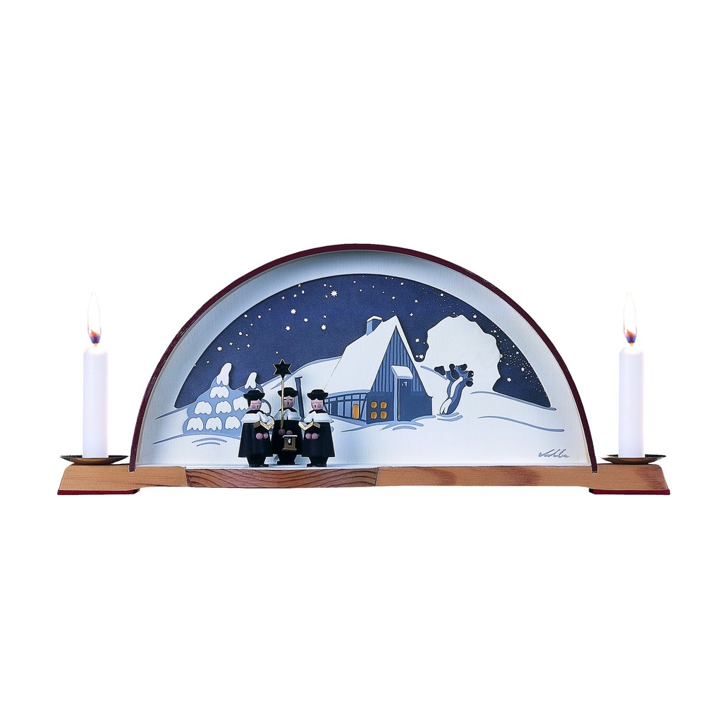 Kleiner Lichterbogen Waldhaus mit Kurrende