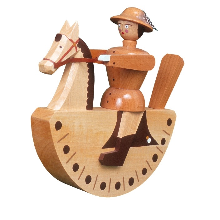 Seiffener Reiterlein groß natur, 21 cm