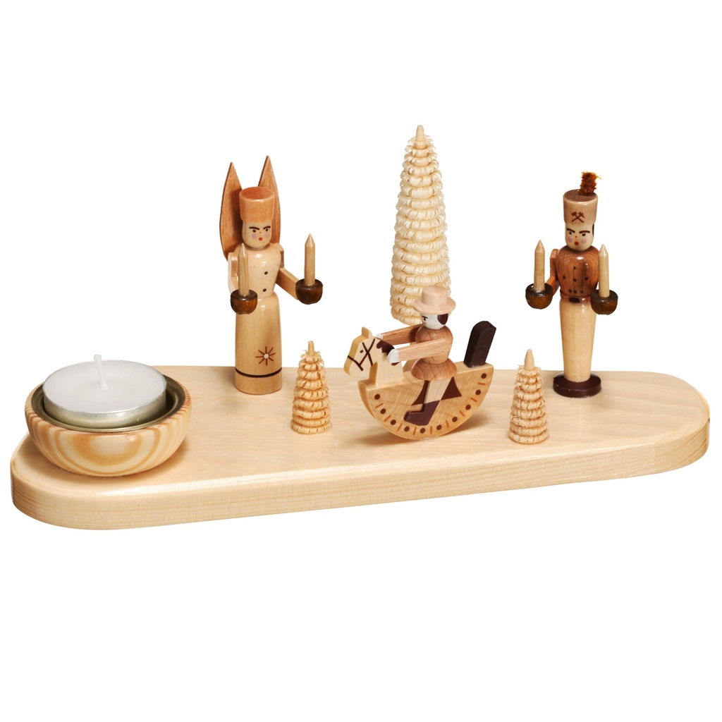 Teelichthalter natur, 11 cm