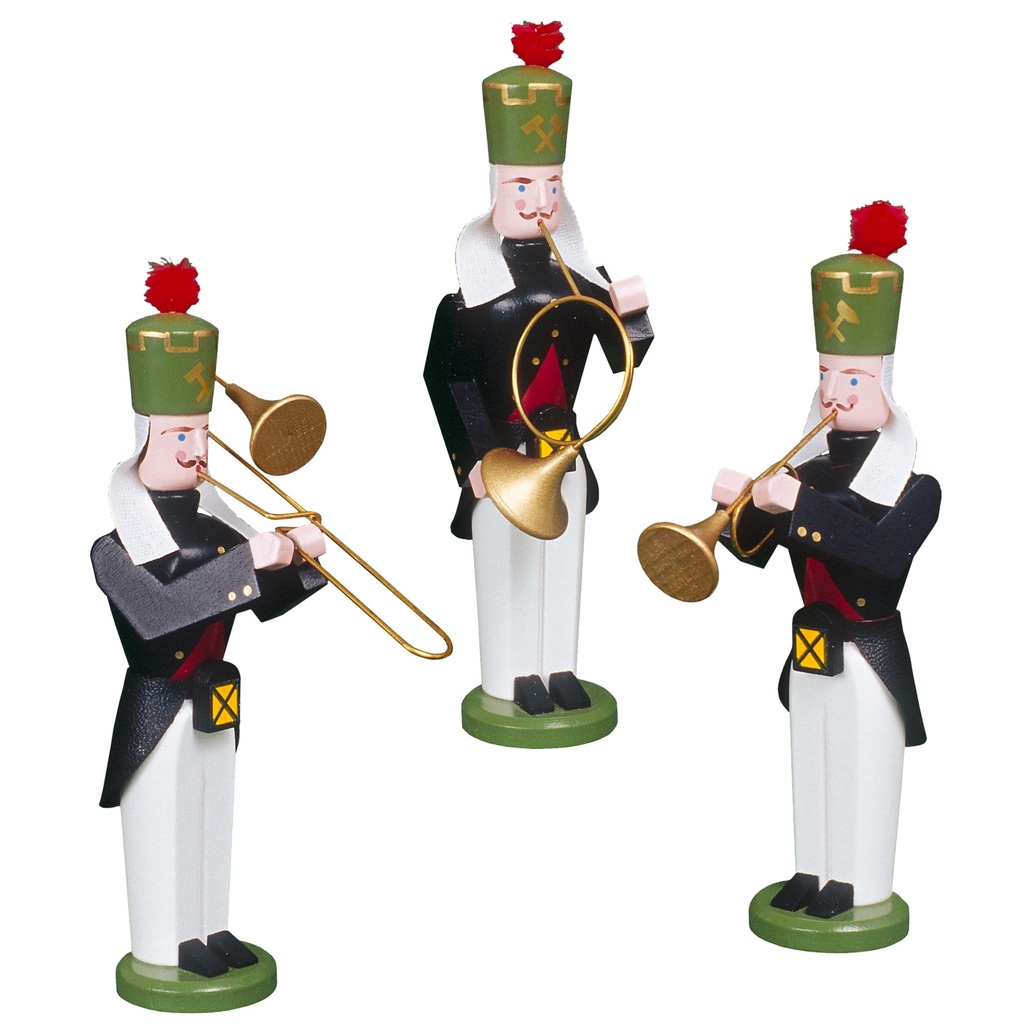 Bergmanns-Bläsertrio, 13 cm
