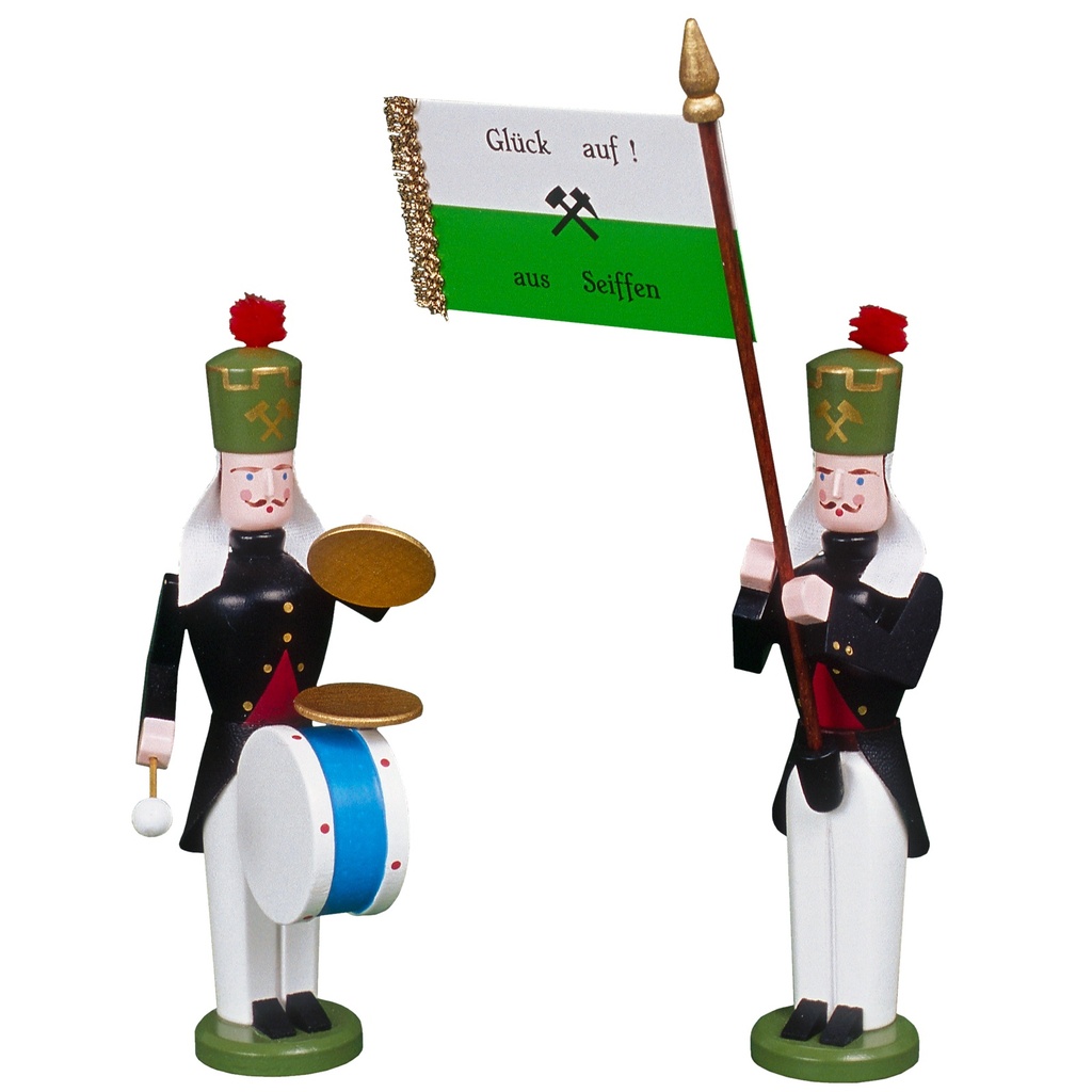 Fahnenträger und Pauker, 13 cm