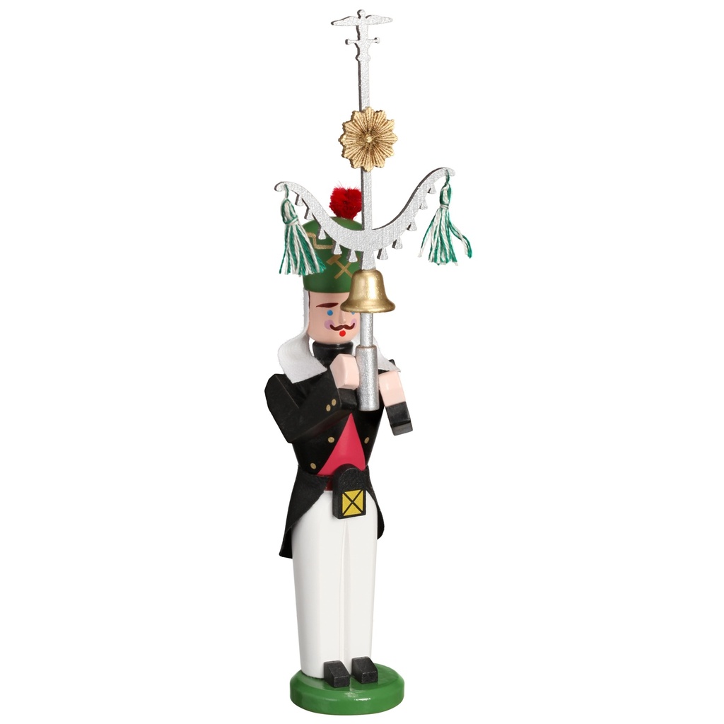 Bergmann mit Schellenbaum klein, 13 cm