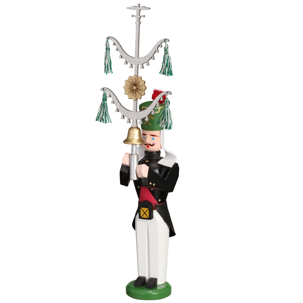 Bergmann mit Schellenbaum groß, 13 cm