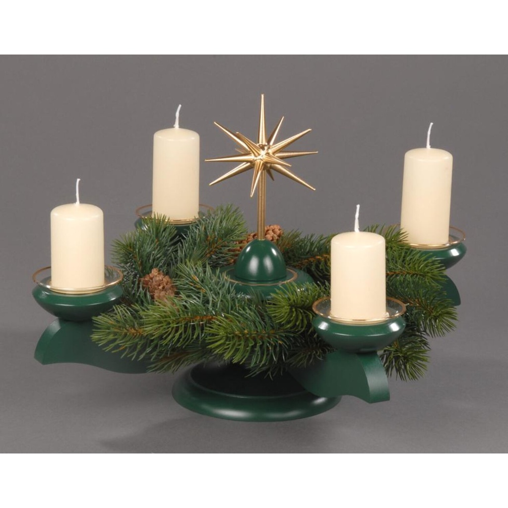 Adventsleuchter, grün