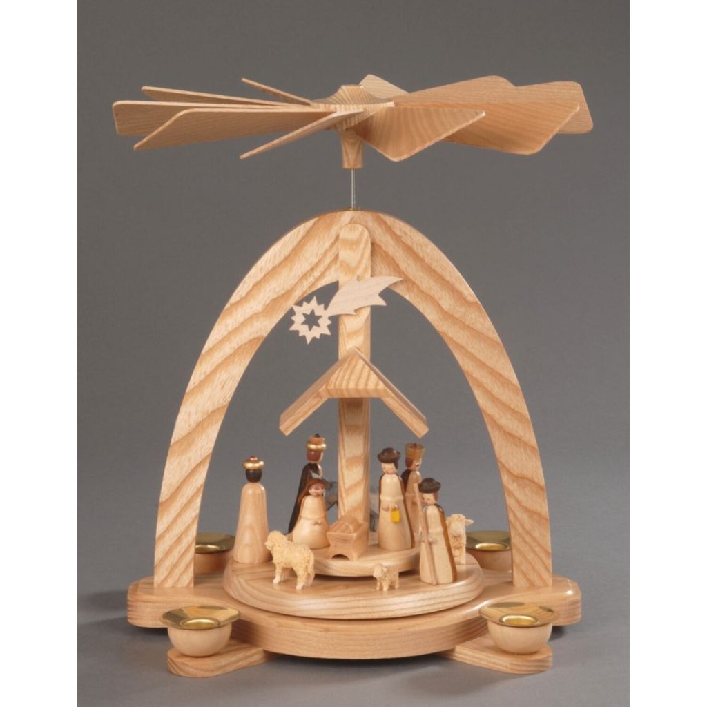 [AP 085/386 N] Pyramide, natur - Christi Geburt