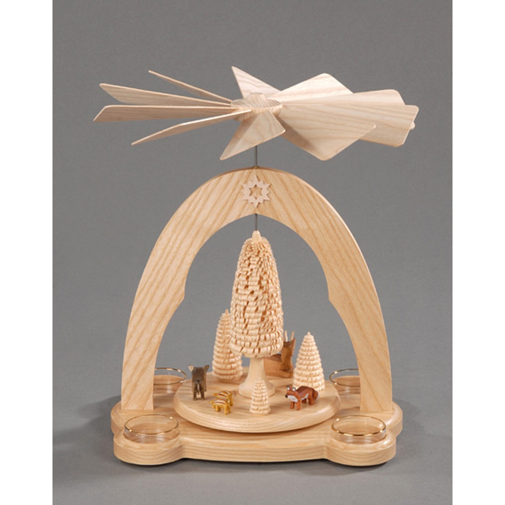 Pyramide, natur - Reifentiere mit Ringelbäumchen