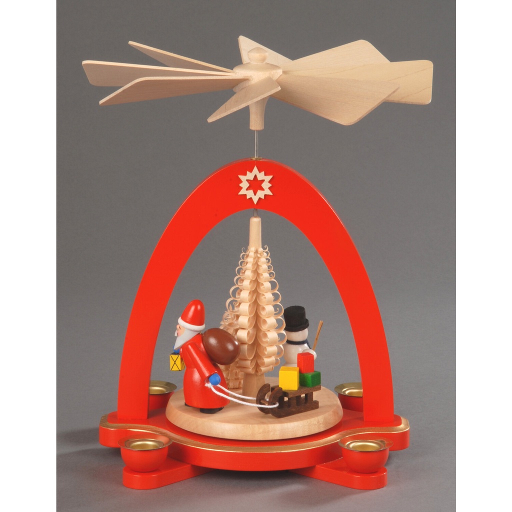 Pyramide, rot - Bescherung