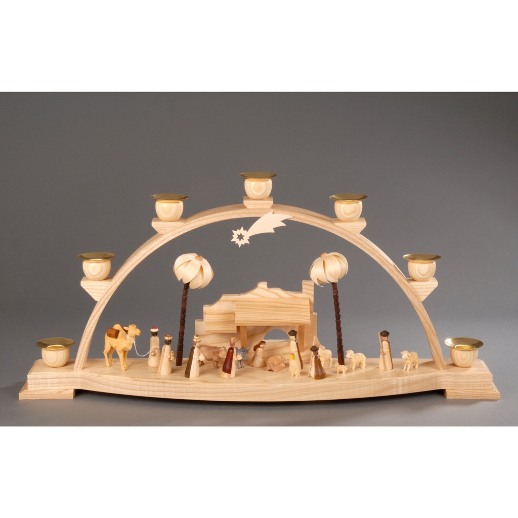 Schwibbogen, natur - Christi Geburt