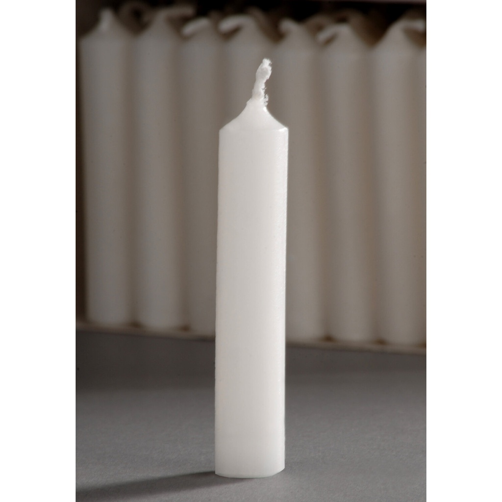 Pyramidenkerzen, weiß