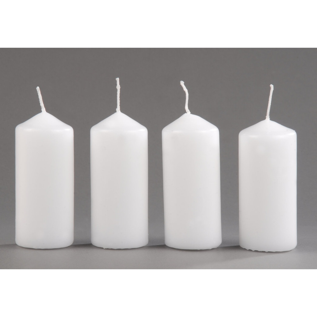 Stumpen, weiß - Höhe 9cm