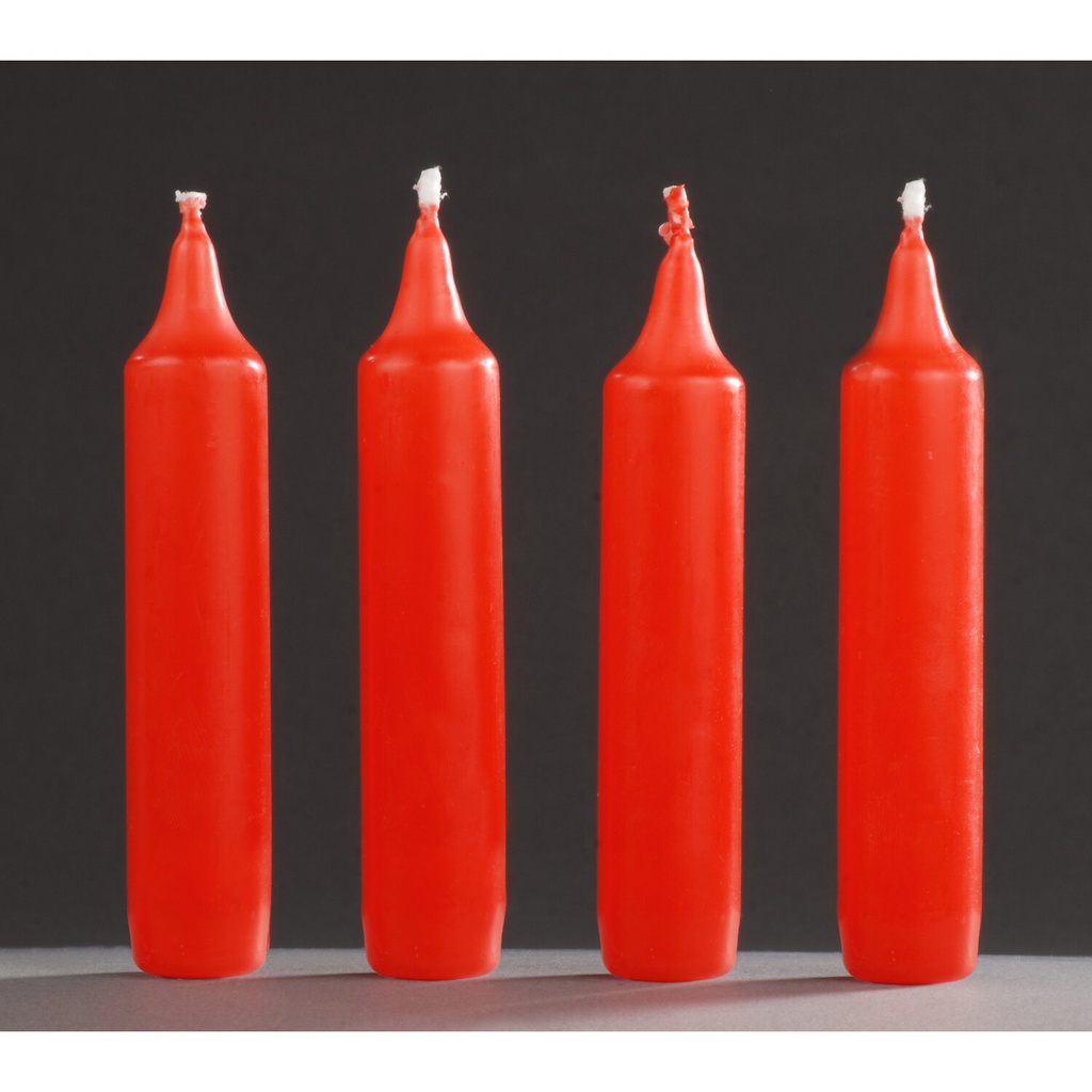 Adventskerzen rot 4 Stück