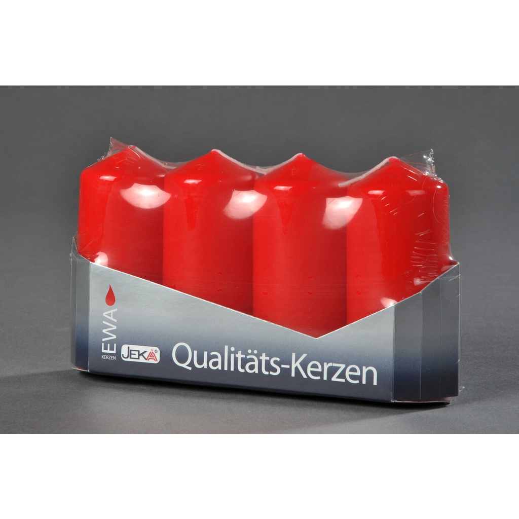 Stumpen, rot - Höhe 9cm