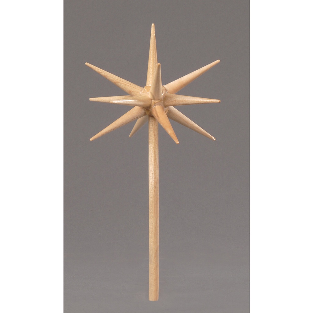 Weihnachtsstern für Adventsleuchter - klein-natur