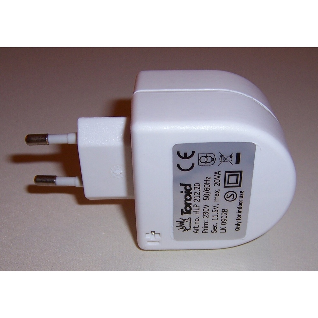 Steckertrafo 20 VA - Farbe weiss mit Eurostecker