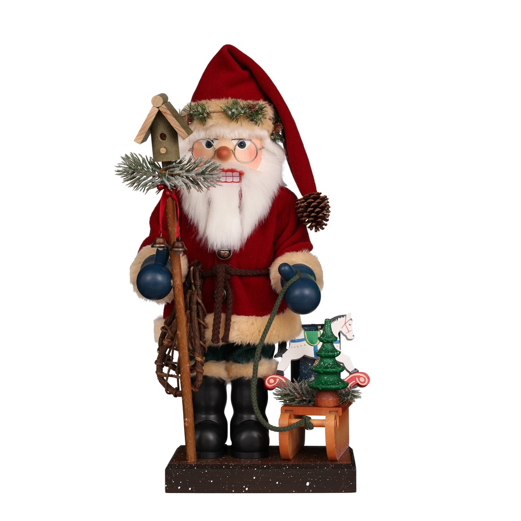 [CU 00 0843] Nußknacker - Weihnachtsmann mit Schlitten