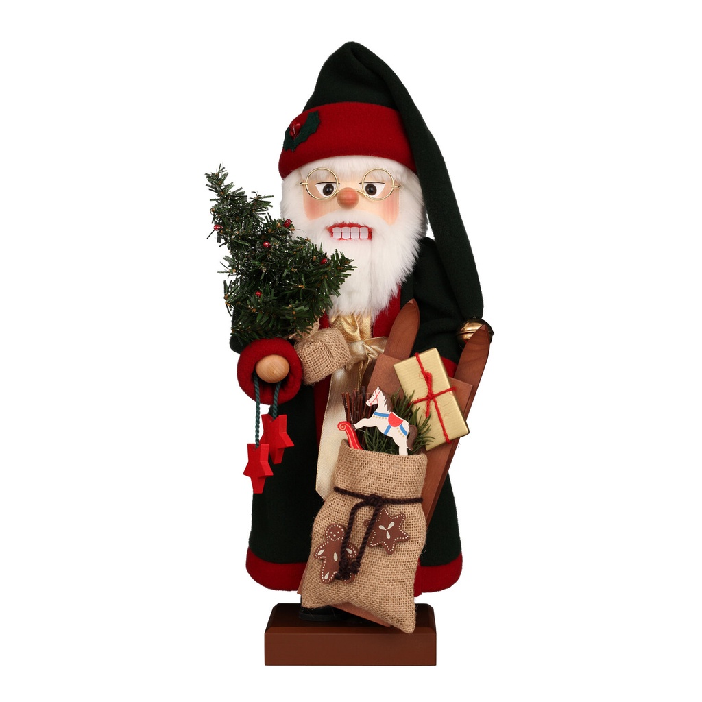 Nußknacker - Weihnachtsmann mit Geschenken