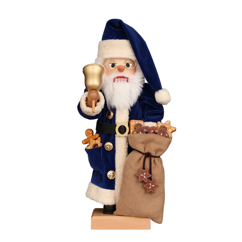 Nußknacker - Weihnachtsmann mit Lebkuchen