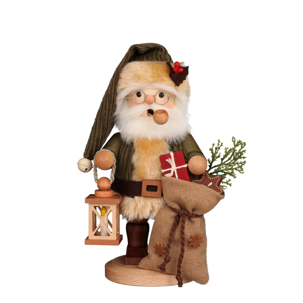 Räuchermann - Weihnachtsmann grün