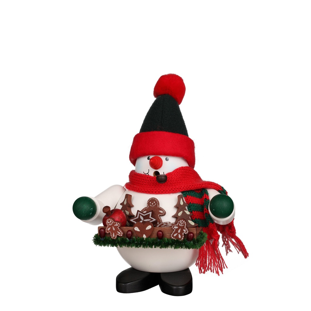 Räuchermann - Schneemann mit Lebkuchen