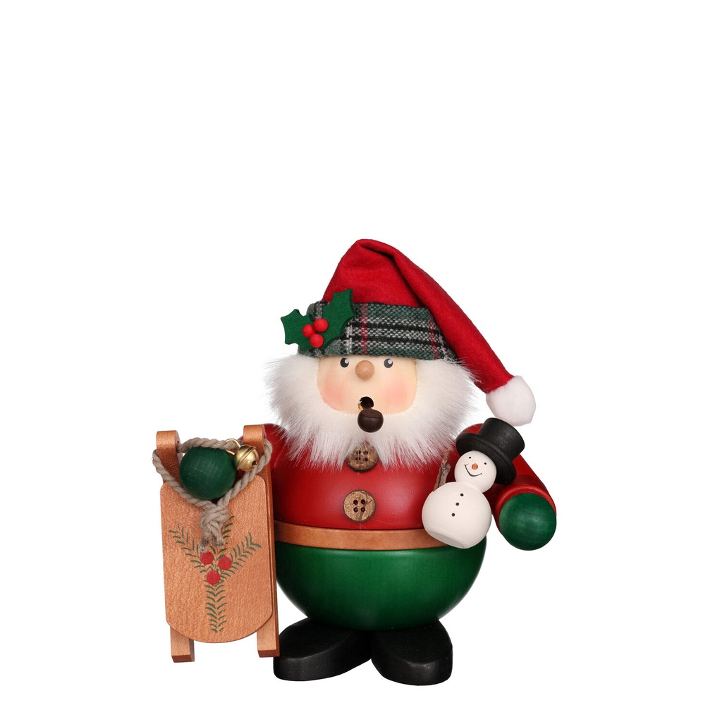 [CU 01 0465] Räuchermann - Weihnachtsmann mit Schlitten