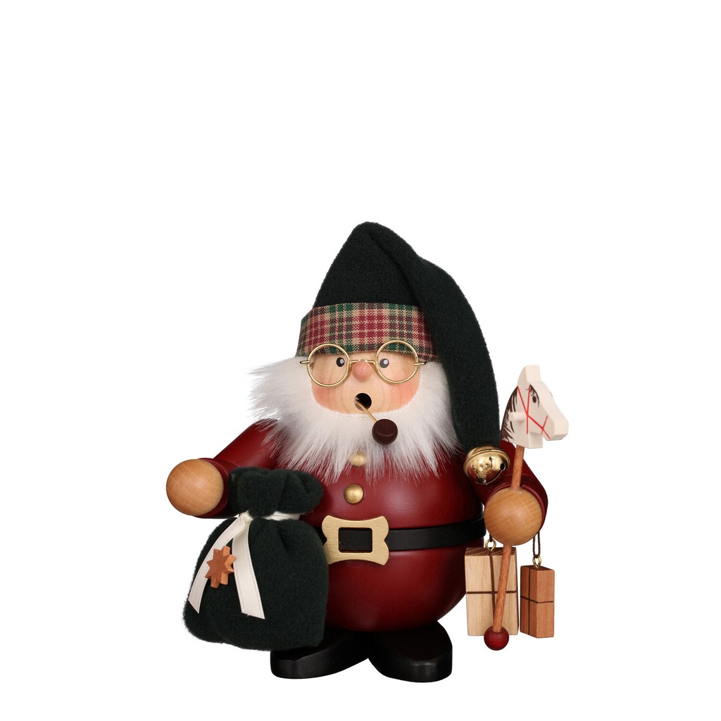 Räuchermann - Weihnachtsmann dunkelrot