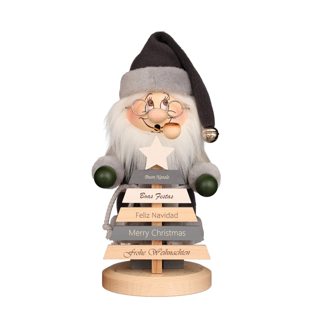 [CU 01 0874] Räuchermann - Wichtel "Frohe Weihnachten"