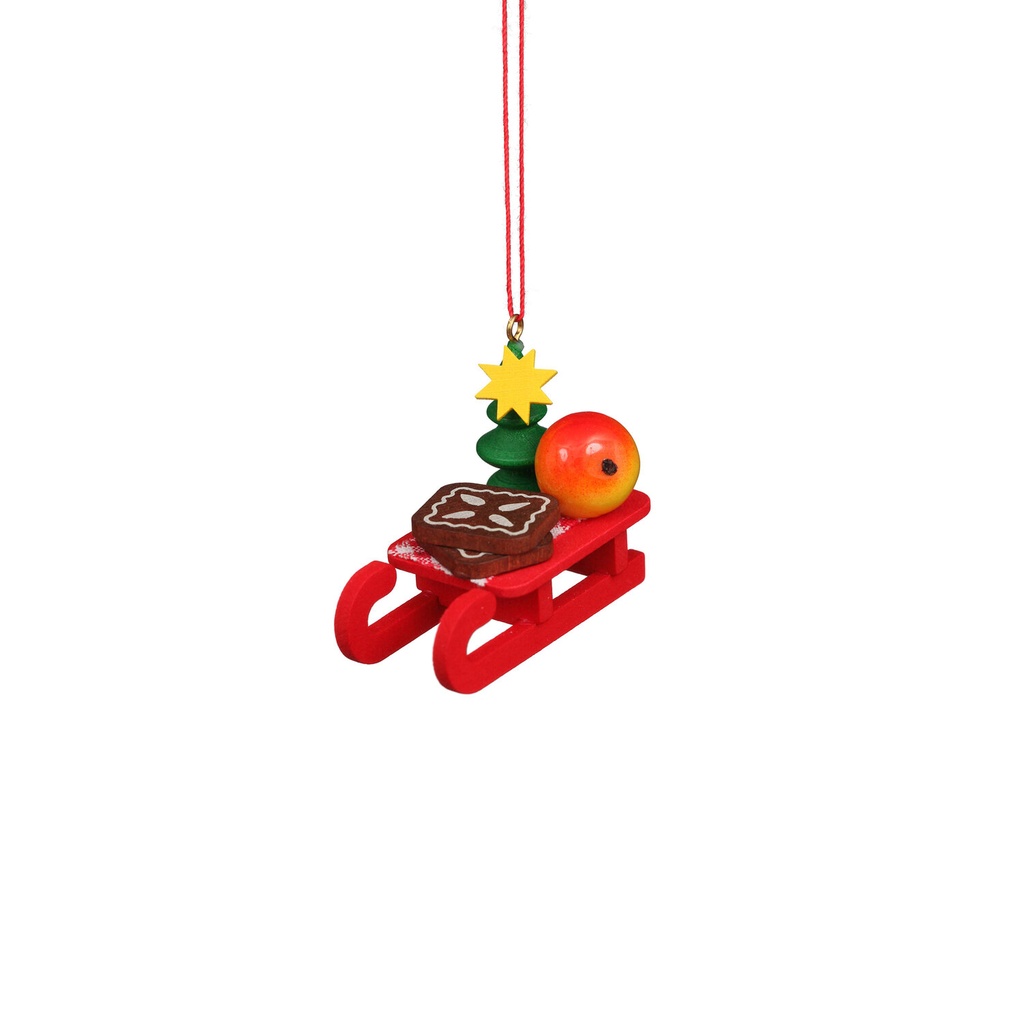 Baumschmuck - Weihnachtsschlitten