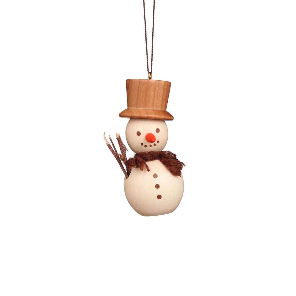 Baumschmuck - Schneemann natur