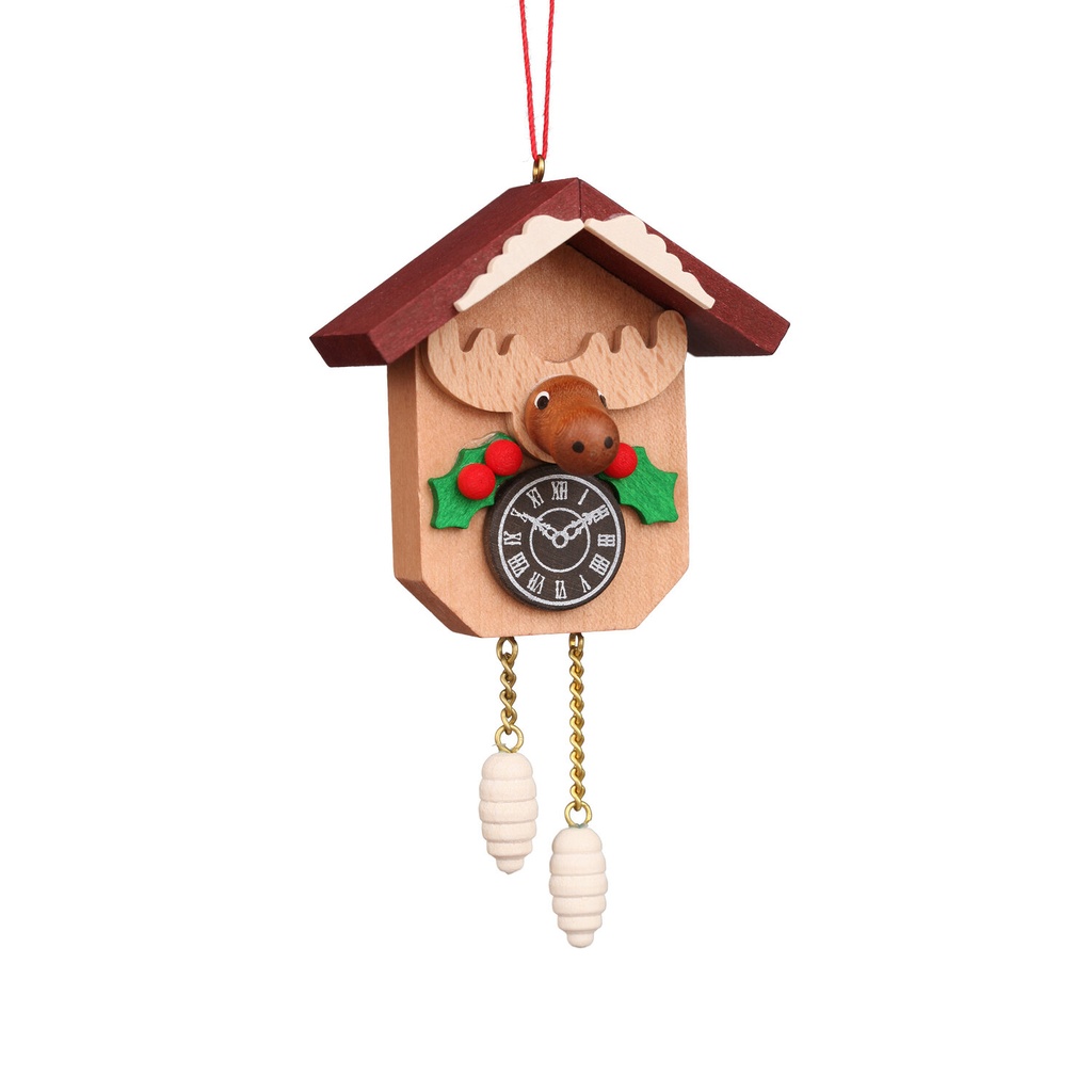 Baumschmuck - Kuckucksuhr mit Elch