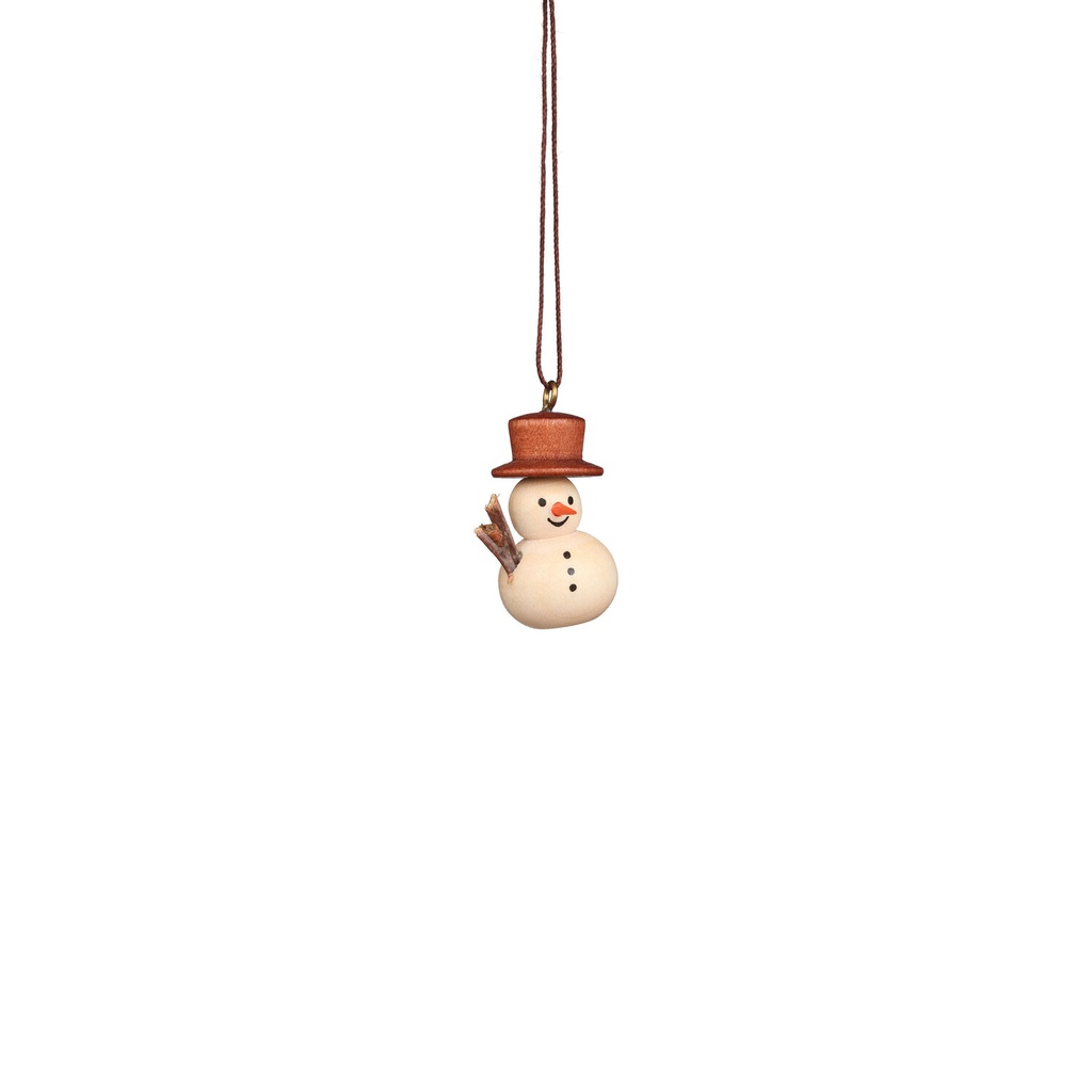 Baumschmuck - Schneemann natur