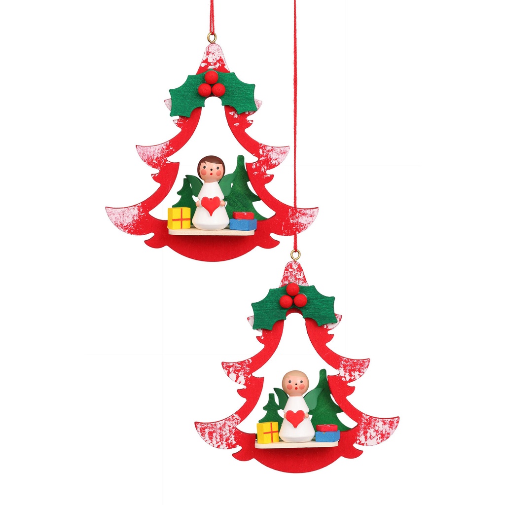 [CU 10 0461] Baumschmuck - Tanne mit Engel