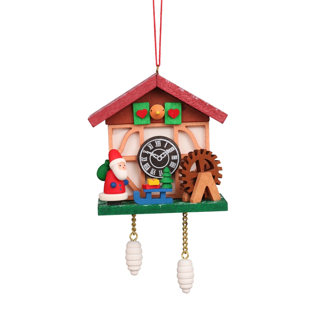 [CU 10 0566] Baumschmuck - Kuckucksuhr Niko am Wasserrad