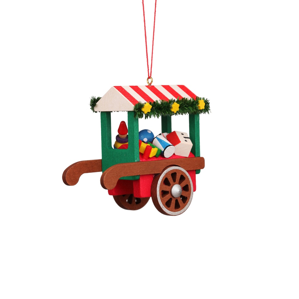Baumschmuck - Marktwagen mit Spielzeug