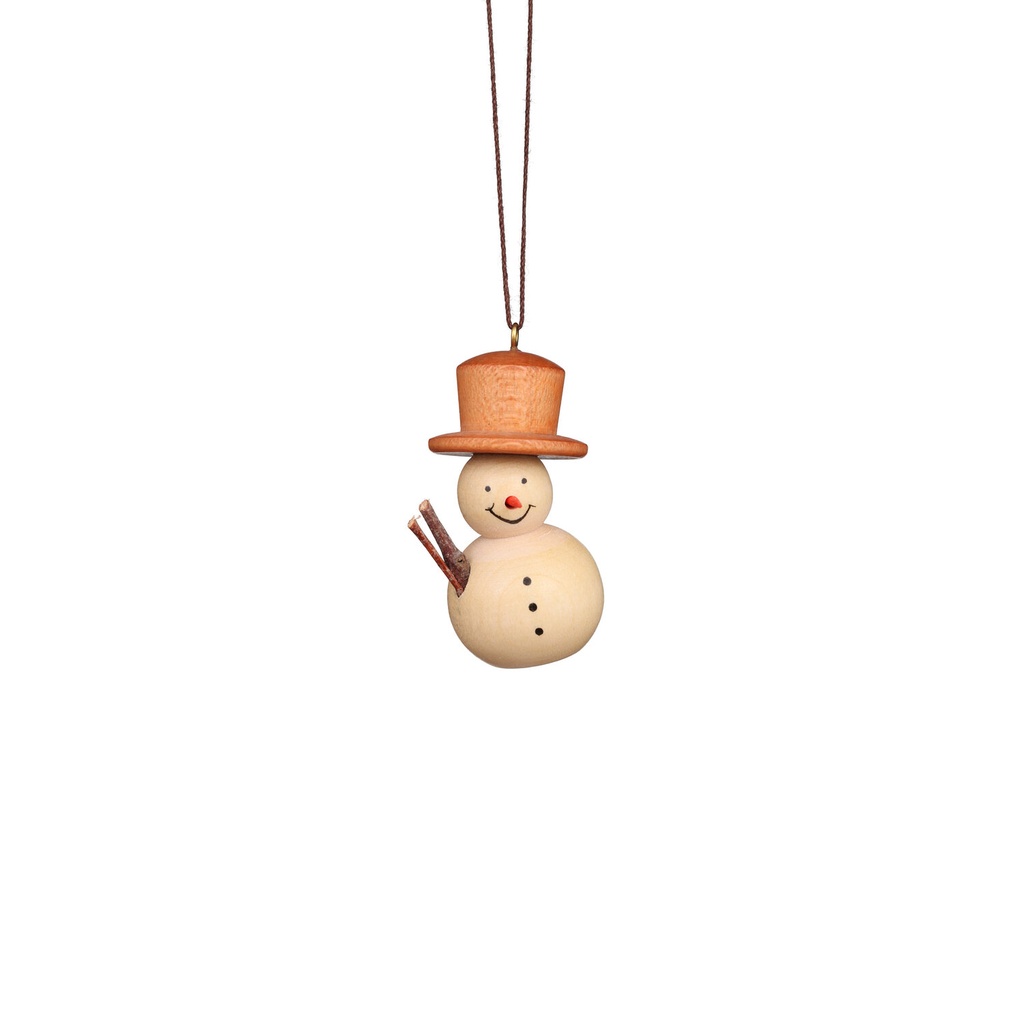 Baumschmuck - Schneemann natur