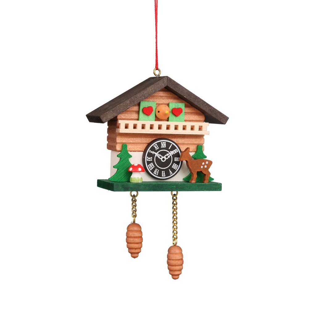 [CU 10 0827] Baumschmuck - Kuckucksuhr mit Bambi