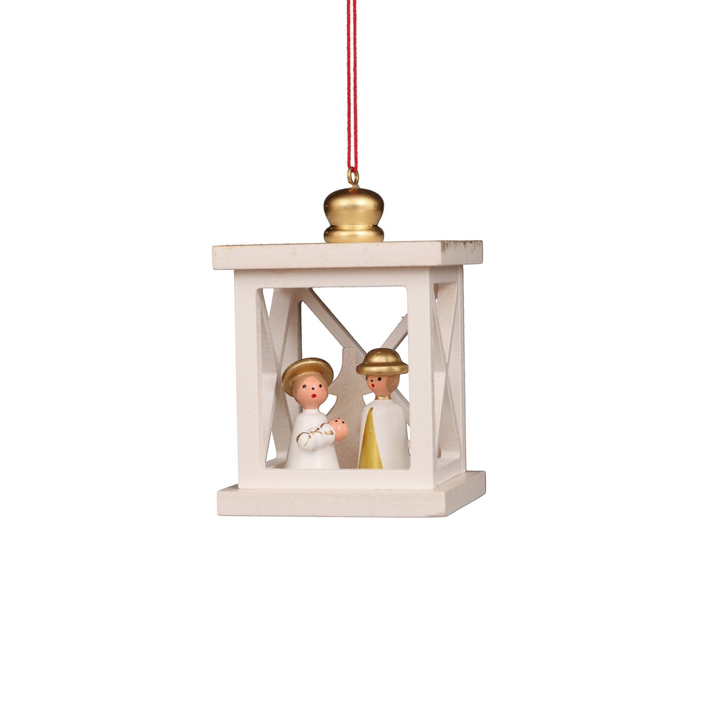 [CU 10 0934] Baumschmuck - Weihnachtslaterne mit Hl. Familie