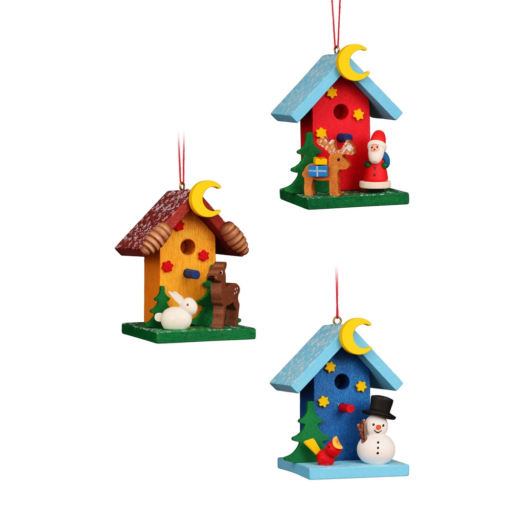 Baumschmuck - Vogelhaus Sortiment