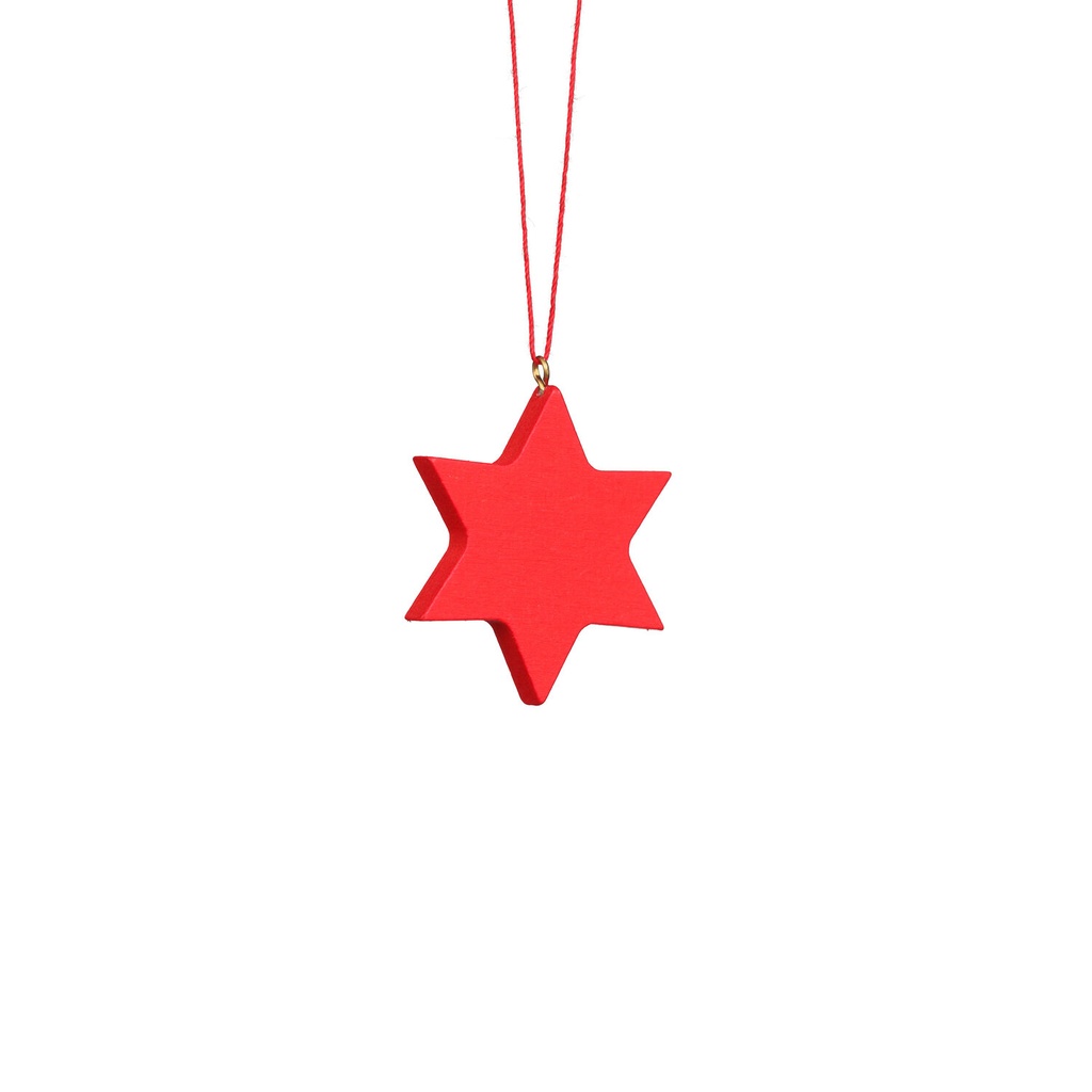[CU 10 1501] Baumschmuck - Stern rot