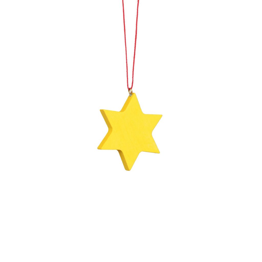 Baumschmuck - Stern gelb