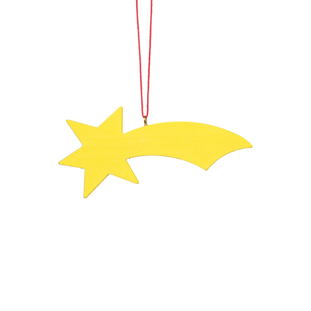 [CU 10 4003] Baumschmuck - Komet gelb