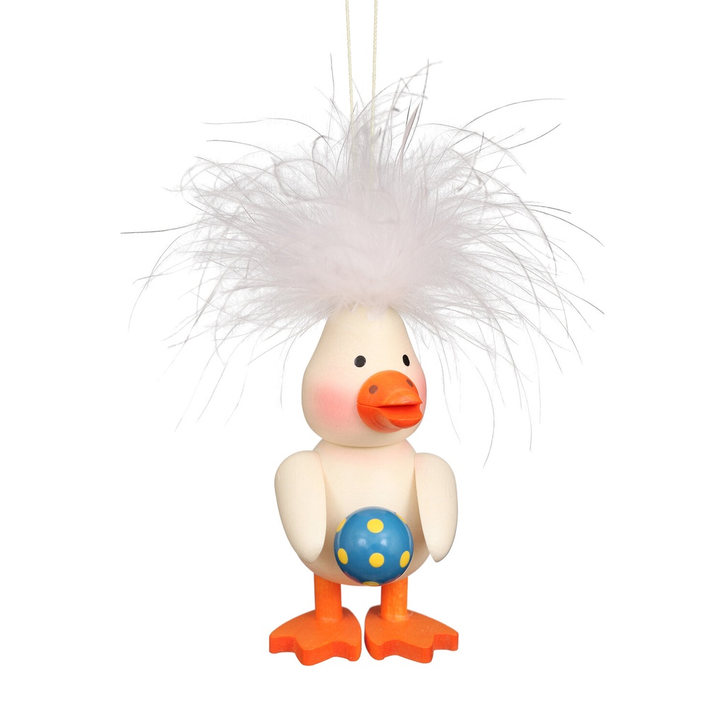 [CU 11 0703] Baumschmuck - Federentlein mit Ball