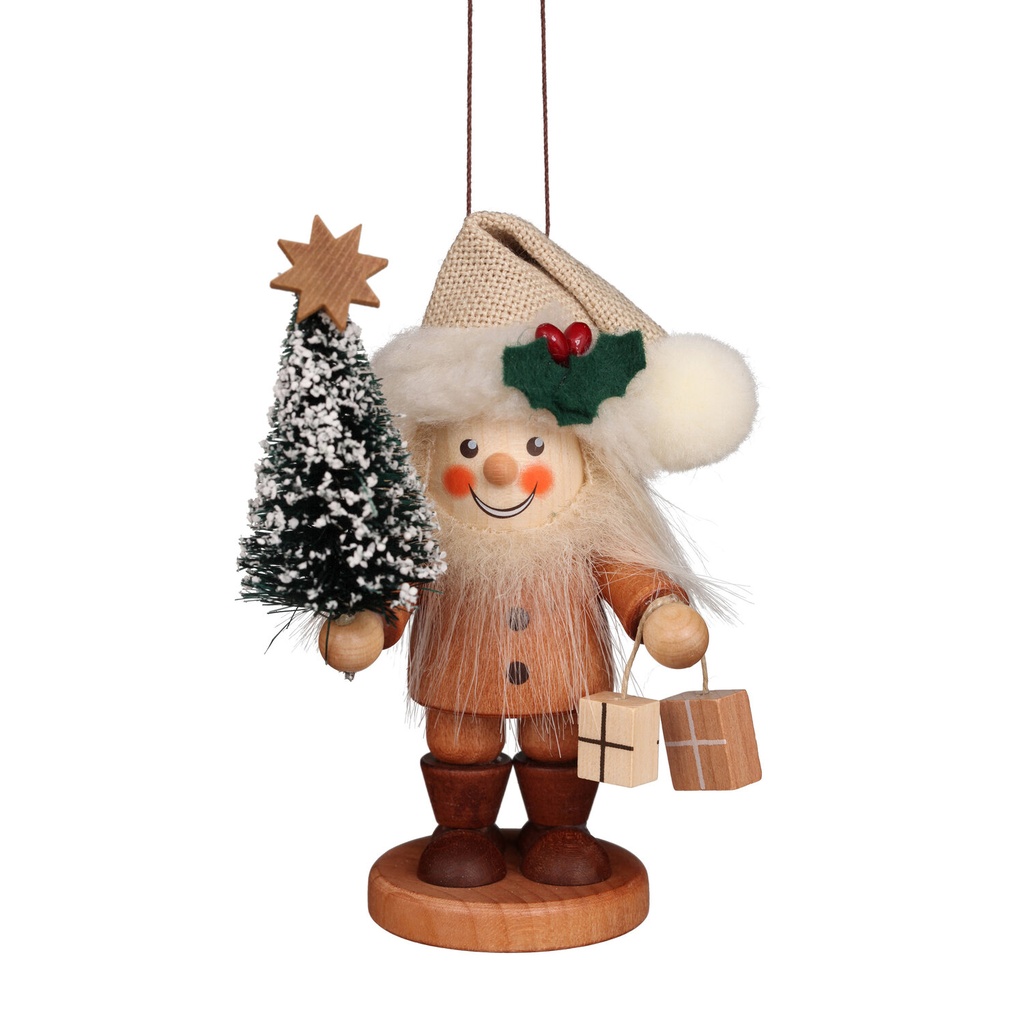 Baumschmuck - Strolch Weihnachtsmann natur