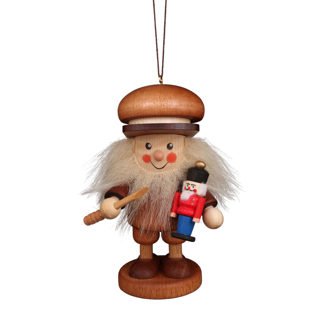 Baumschmuck - Strolch Nussknackermacher natur
